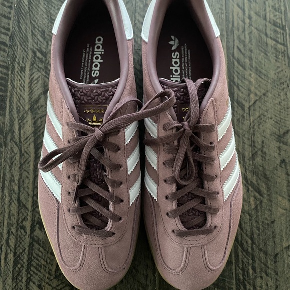 ADIDAS GAZELLE Indoor Shadow Fig New Women’s 10.5 - Picture 2 of 6